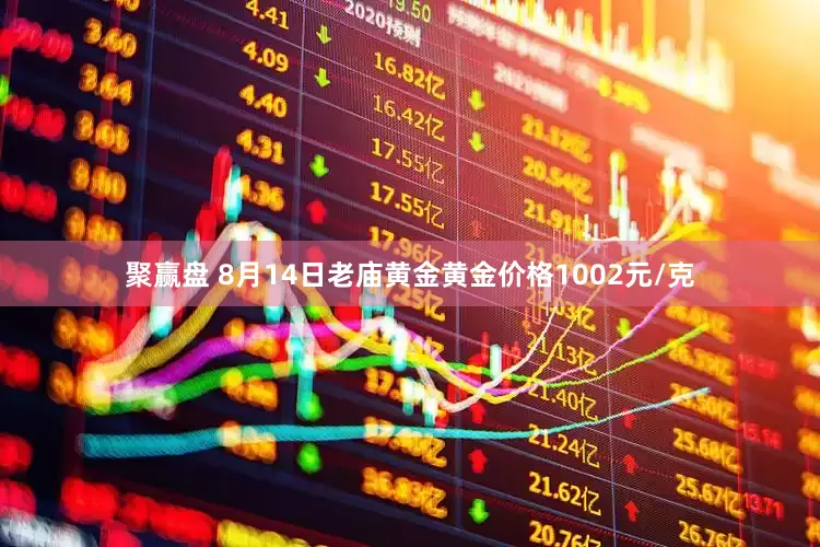聚赢盘 8月14日老庙黄金黄金价格1002元/克